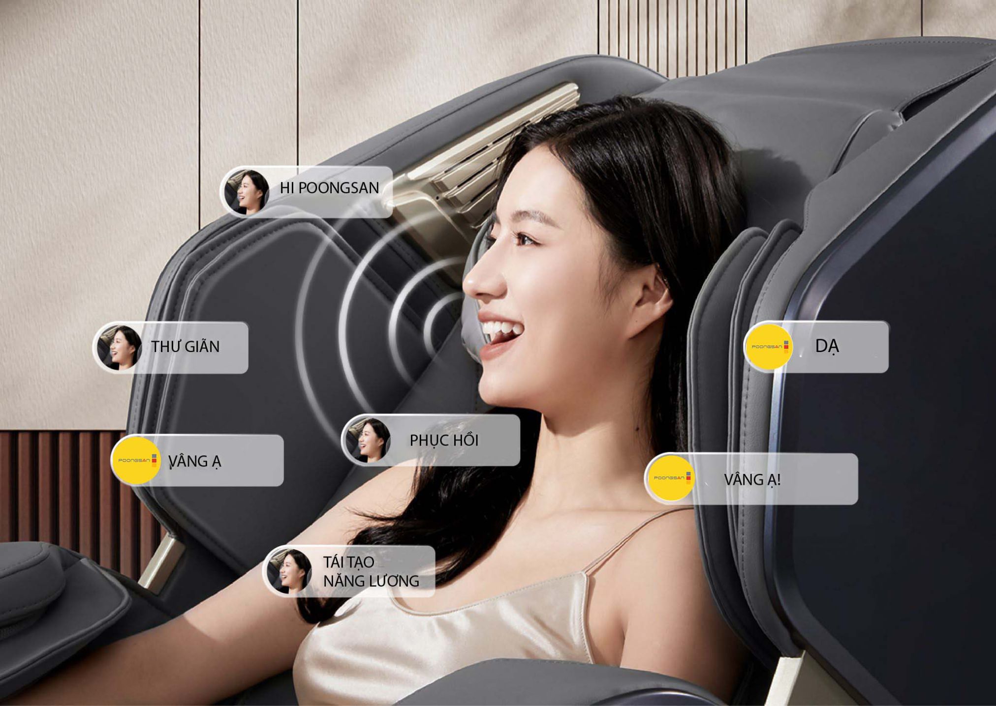 Tính năng điều khiển bằng giọng nói thông minh